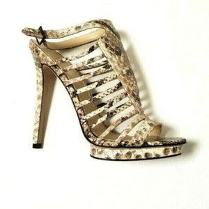 BRIAN ATWOOD Python Print Strappy Sandal size 8